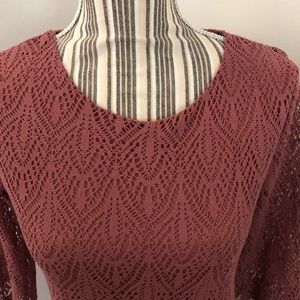 Forever 21 Pink Lace Dress